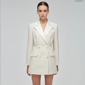 NEW WITH TAGS - Self Portrait white blazer dress